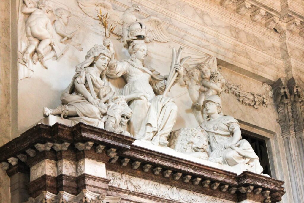 Justitia, Bürgersaal, Königspalast Amsterdam
